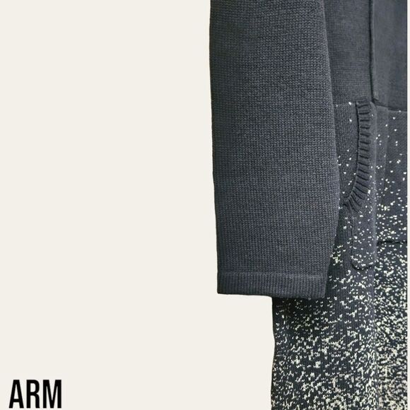 Torrid Plus Size Lurex Black Metalic Gold Hooded Kangaroo Pockets Mini dress 3X - Picture 6 of 16